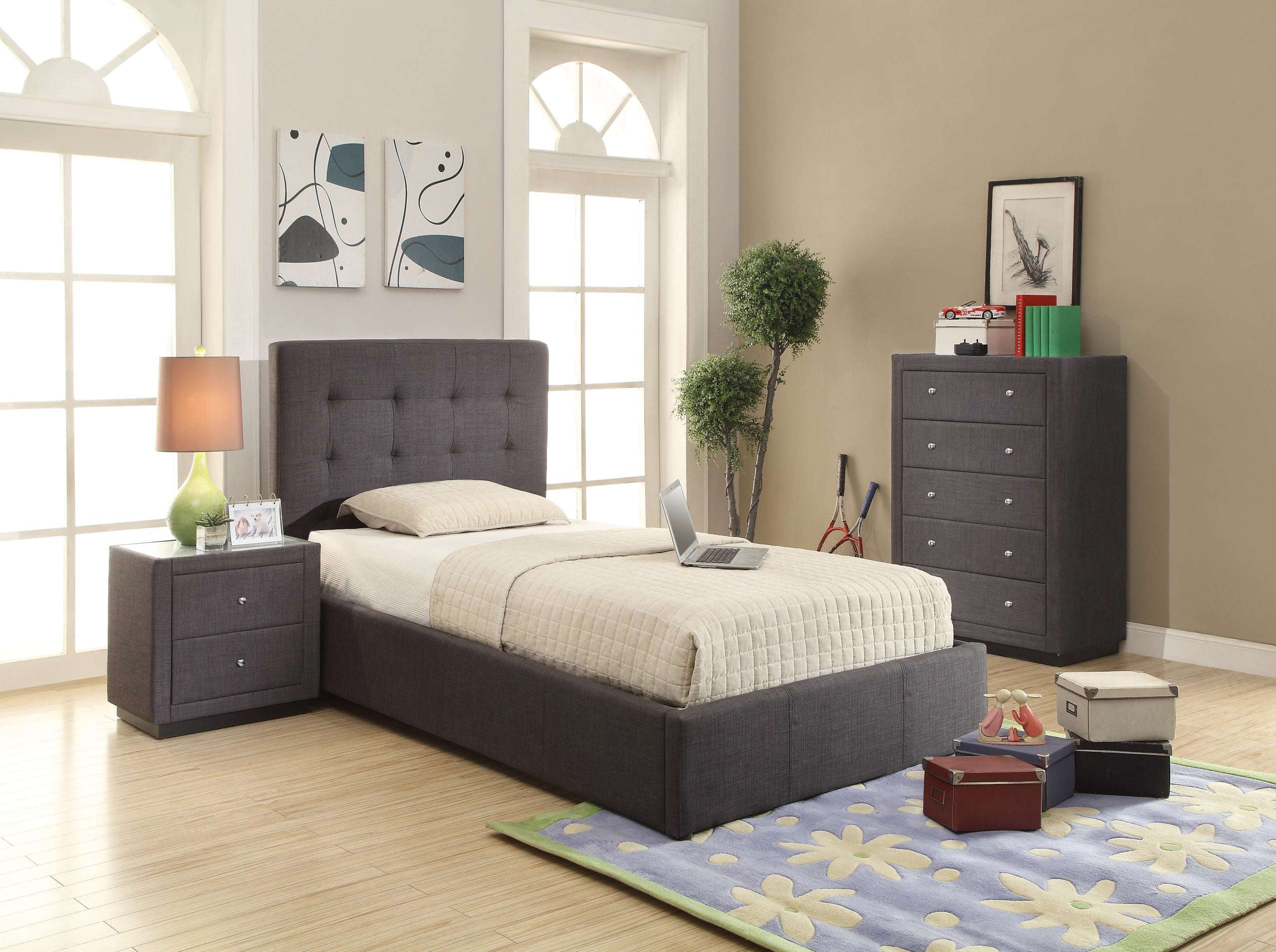 Brooklyn Fabric Upholstered Bed Frame